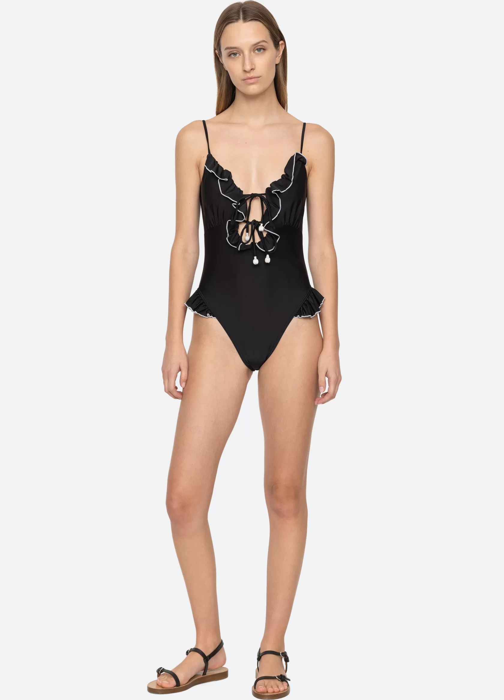 Camille Ruffle One Piece-Sea New York Store