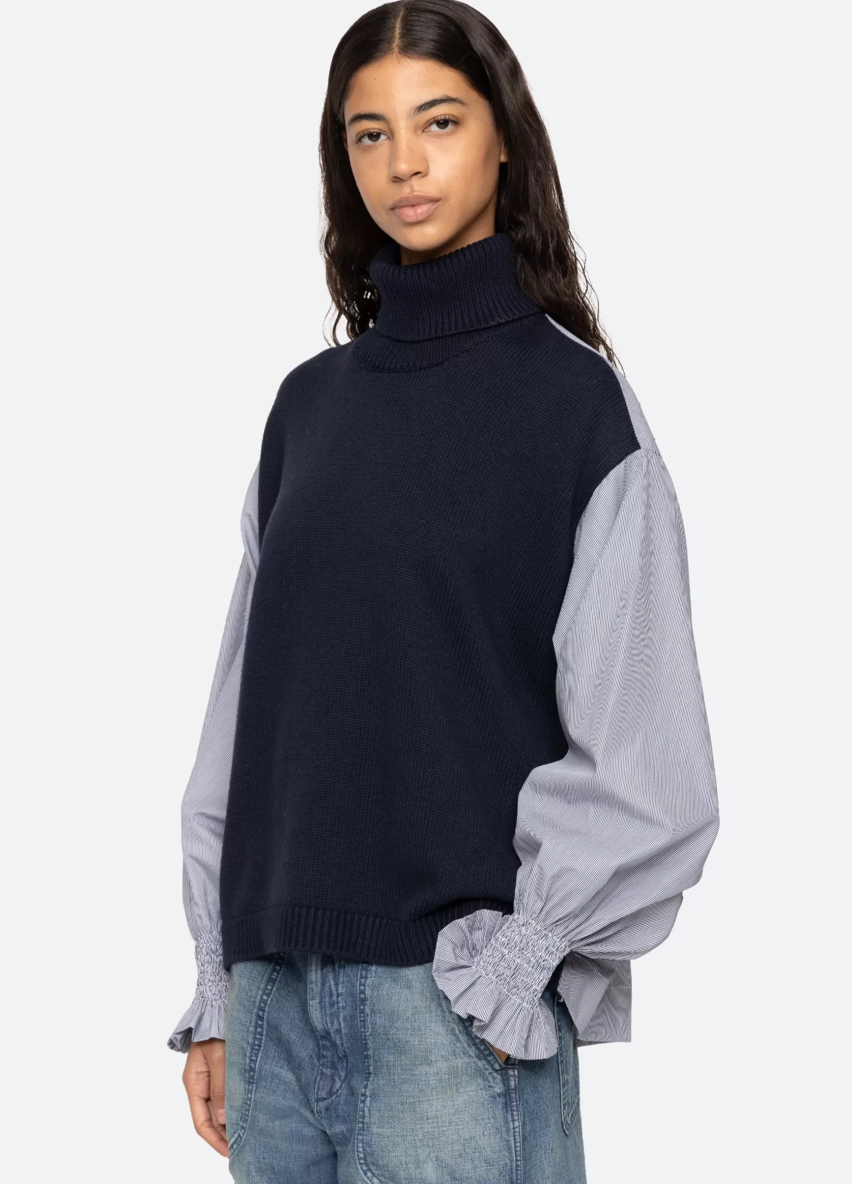 Devana Combo Sweater-Sea New York Cheap