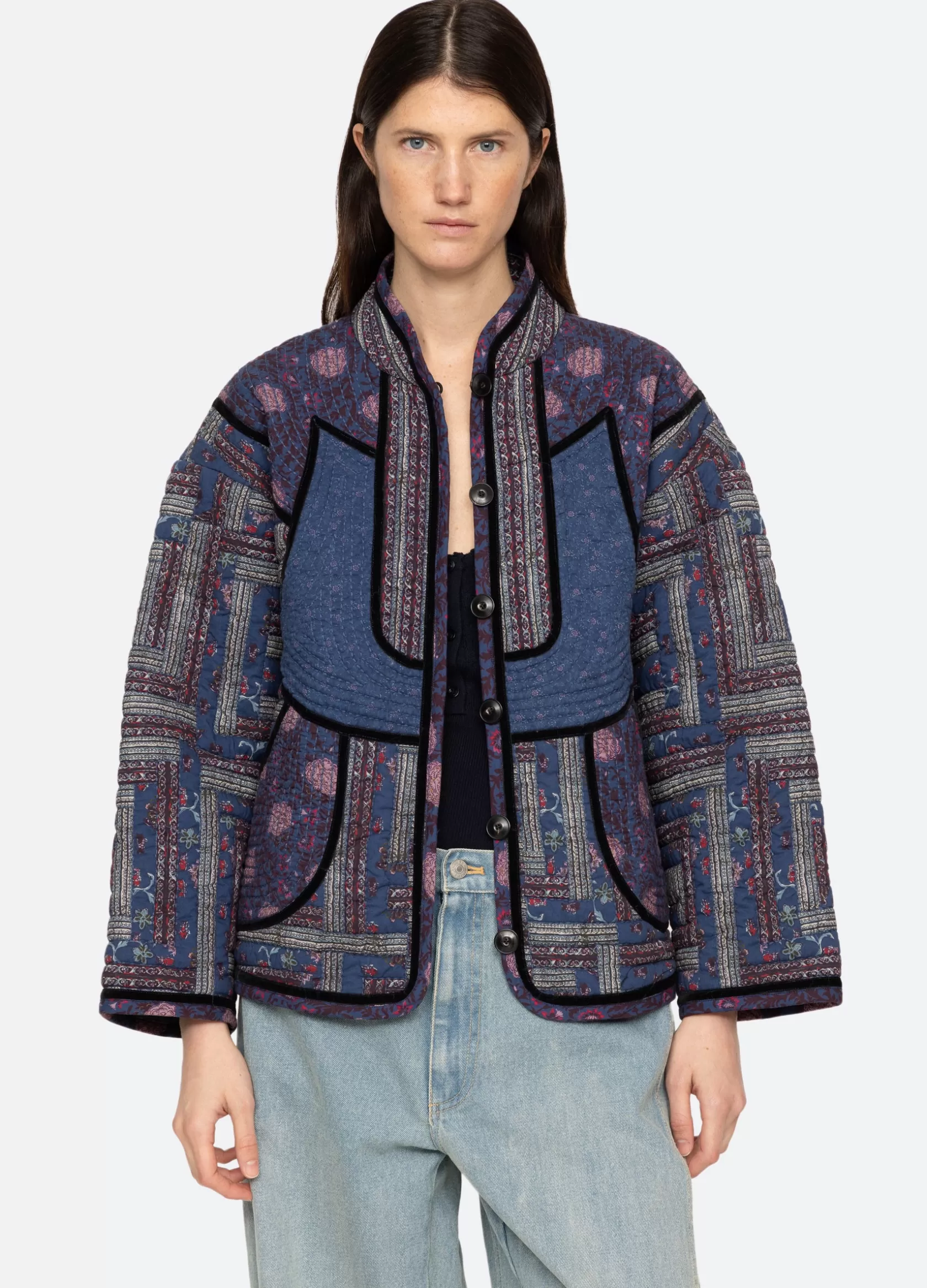 Valeria L/S Jacket-Sea New York Discount